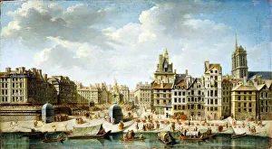 Place De Greve Prints: The Place de Greve in Paris, 1746. Artist: Nicolas Raguenet
