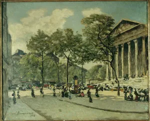 Pediment Prints: Place de la Madeleine in 1912, 1912. Creator: Louis Braquaval