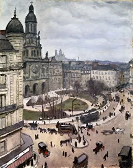 Marquet Collection: Place de la Trinite in Paris, 1911. Artist: Albert Marquet