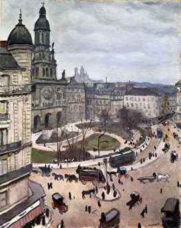 Place de la Trinite in Paris, 1911. Artist: Albert Marquet