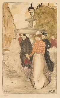 Place Saint Georges, 1899. Creator: Maurice Delcourt (French, 1877-1917)