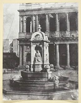 Bishops Prints: Place Saint-Sulpice, 1842 / 50, printed 1965. Creator: Hippolyte Bayard