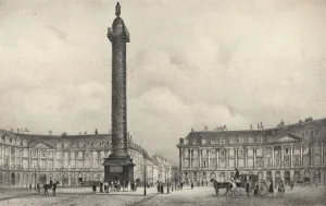 Colonne Vendome Prints: The Place Vendome Column, 1915