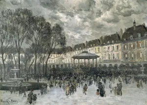 Socializing Prints: Place de Vosges, Paris, day of a Concert