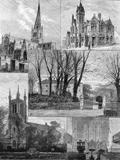Centenary Prints: [Places associated with] George Stephenson, the Father of Railways: 1881. Creator: Unknown