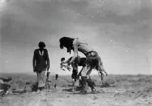 First Nations Prints: Placing kedan, c1905. Creator: Edward Sheriff Curtis