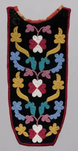 Ojibwe Prints: Placket, late 1800s. Creator: Unknown