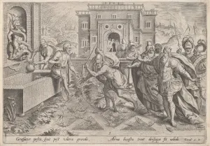 Cleve Marten Van Prints: The Plague of Locusts, c. 1585. Creator: Johann Sadeler I