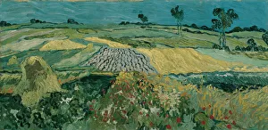 Vincent Prints: The Plain of Auvers, 1890. Artist: Gogh, Vincent, van (1853-1890)