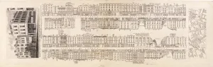 Plan of Aldersgate Street, London, c1839