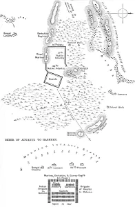 Plan Prints: Plan of the Battle of Hasheen, (March 20, 1885), c1885