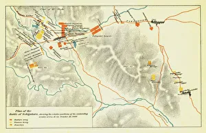 Map Making Prints: Plan of the Battle of Sekigahara, October 21st 1600, 1903. Creator: Unknown