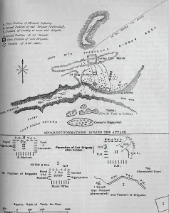 Plan of the Battle of Tamai, (March 13, 1884), c1881-85