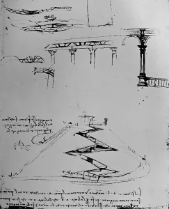 Lock Gates Prints: Plan of Canal Ascending Hill By Means of Locks, 1928. Artist: Leonardo da Vinci