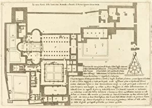 Architectural Drawing Gallery: Plan of the Church of the Holy Nativity, 1619. Creator: Jacques Callot