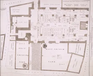 Cornhill Prints: Plan of the Church of St Peter upon Cornhill, London, 1815