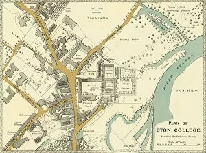 Plan Gallery: Plan of Eton College, 1911. Creator: Unknown