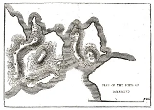 Forts Prints: Plan of the Forts of Bomarsund, 1854. Creator: Unknown