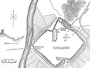 Plan of Ghazni, (1880), c1880