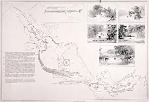 A plan of Hyde Park, Green Park and St Jamess Park, c1827