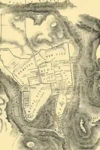 1st Century Ad Prints: Plan of Jerusalem in the First Christian Century, 1890. Creator: Unknown