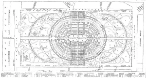 Champ De Mars Prints: Plan of the Palace and Park designed for the Paris Universal Exhibition of 1867