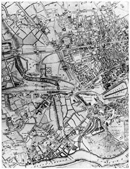 Plan of the parish of St Georges, Hanover Square, London, 1907