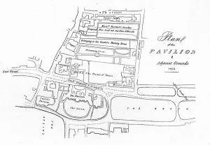 Plan of the Pavilion & Adjacent Grounds - 1803, (1939)