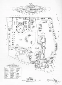 Henry D Prints: A Plan of the Pavilion Estate as it was when purchased by the Town Authorities