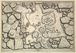 Piranesi Prints: Plan of Rome... from Le AntichitaRomane (Roman Antiquities), ca. 1756
