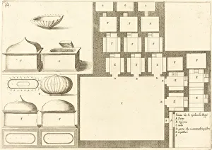 Plan of the Spelunche Regee, 1619. Creator: Jacques Callot