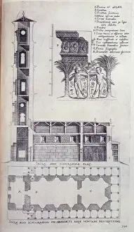 Elevation Prints: Plan of the Temple of Solomon, c1569. Creator: Unknown