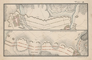 Settlement Prints: Two plans - defensive lines and distribution of troops near settlements