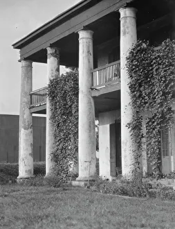Southern Prints: Plantation house, possibly the Belles Demoiselles
