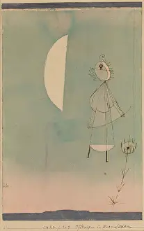 Moonlit Prints: Plants in Moonlight, 1922. Creator: Paul Klee