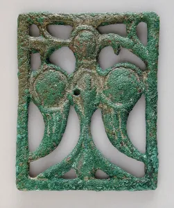 Mould Prints: Plaque, 11th-12th century. Creator: Unknown