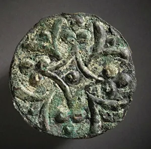 Central Asian Prints: Plaque, 12th-13th century. Creator: Unknown