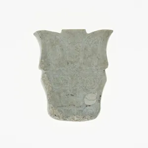12th Century Bc Gallery: Plaque with Animal Mask, Shang dynasty (c.1600-1046 BC), 13th-11th century B.C