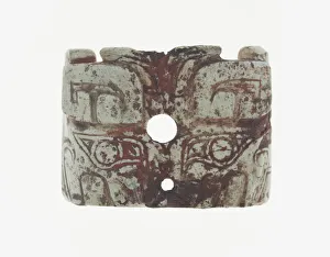 Plaque with Animal Mask, Shang dynasty (c. 1600-1046 BC), 13th-11th century B. C