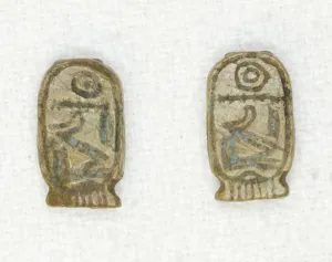 12th Dynasty Prints: Plaque: Cartouche of Nimaatre (Amenemhat III), Egypt, Middle Kingdom, Dynasty 12
