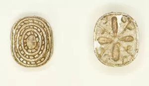 Soapstone Gallery: Plaque with Cross and Rope Designs, Egypt, Second Intermediate Period