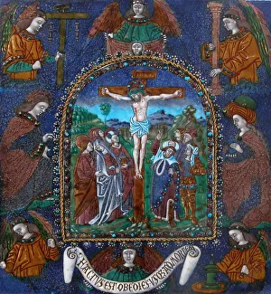 Images Dated 4th December 2020: Plaque with the Crucifixion, French, 16th century. Creator