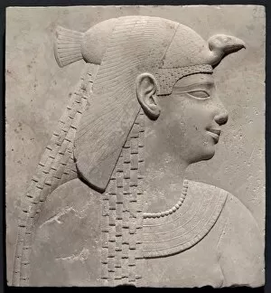 Ptolemaic Gallery: Plaque Depicting a Queen or Goddess, Egypt, Ptolemaic Period (332-30 BCE)