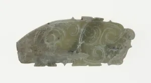 Chou Dynasty Gallery: Plaque with Dragon Design, Western Zhou period, 11th / 10th century B.C. Creator: Unknown