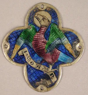 Cataluna Prints: Plaque with the Eagle of Saint John, Catalan, 14th century. Creator: Unknown
