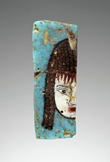 Plaque Prints: Plaque Fragment with a Theater Mask, 1st century B.C. Creator: Unknown