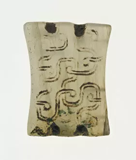 Plaque with Interlinked Scrolls, Eastern Zhou period, 7th century B.C. Creator: Unknown