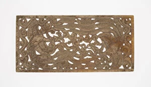Tenth Century Gallery: Plaque with Openwork Phoenix, Five Dynasties period / Yuan dynasty, 10th/14th century