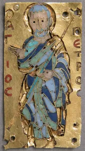 Plaque with Saint Peter, Byzantine, 11th century. Creator: Unknown