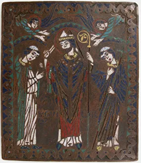 Plaque with Saint William of Bourges, French, ca. 1218-25. Creator: Unknown